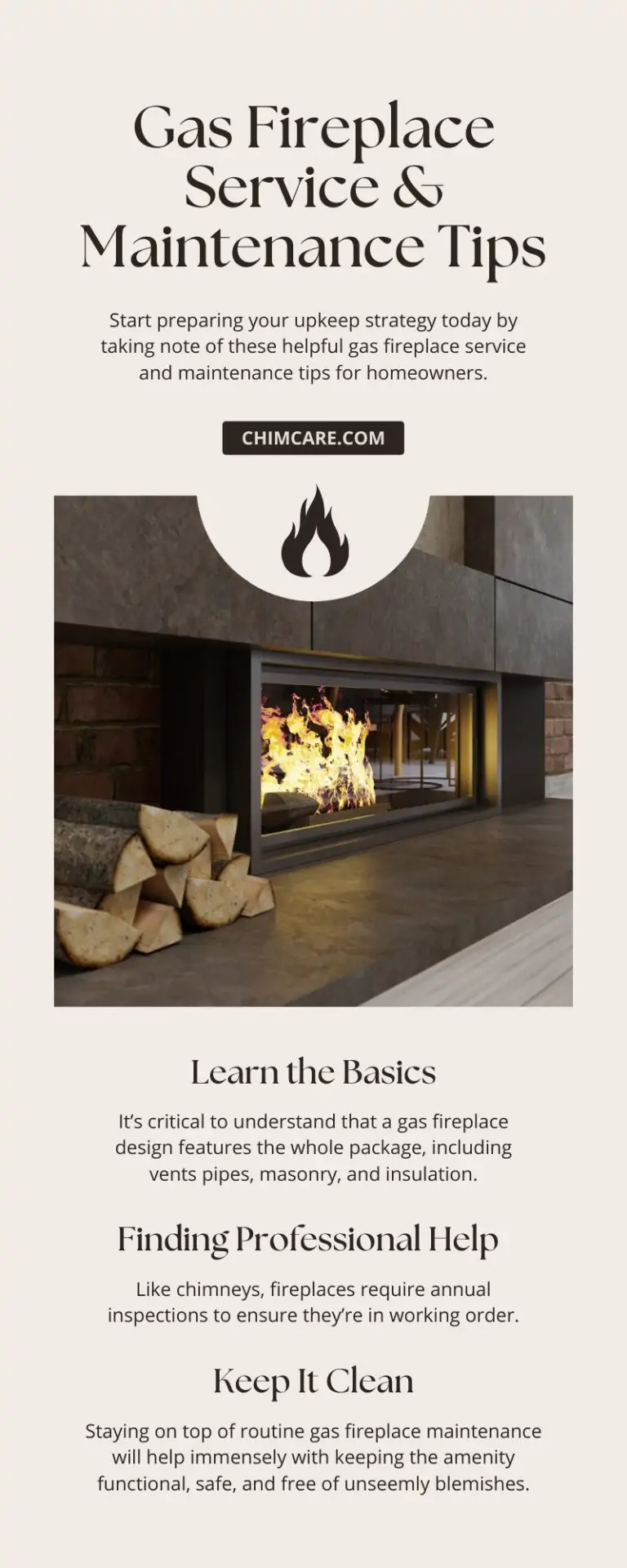 Gas Fireplace Service & Maintenance Tips