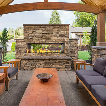 Outdoor Fireplace new
